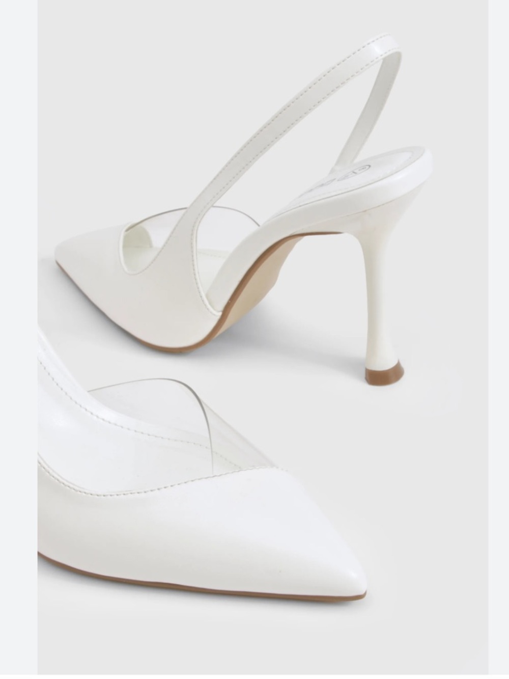 SCHUTZ White Pointed Slingback EMMA Pumps